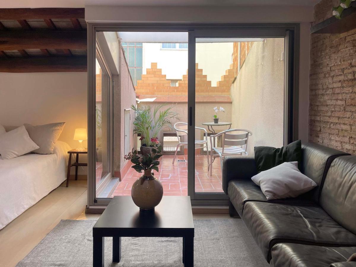 Sf Apartamento Centrico Con Terraza Terrassa Exteriör bild